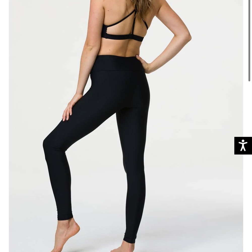 ONZIE HIGH RISE LONG LEGGING - BLACK  🖤 large